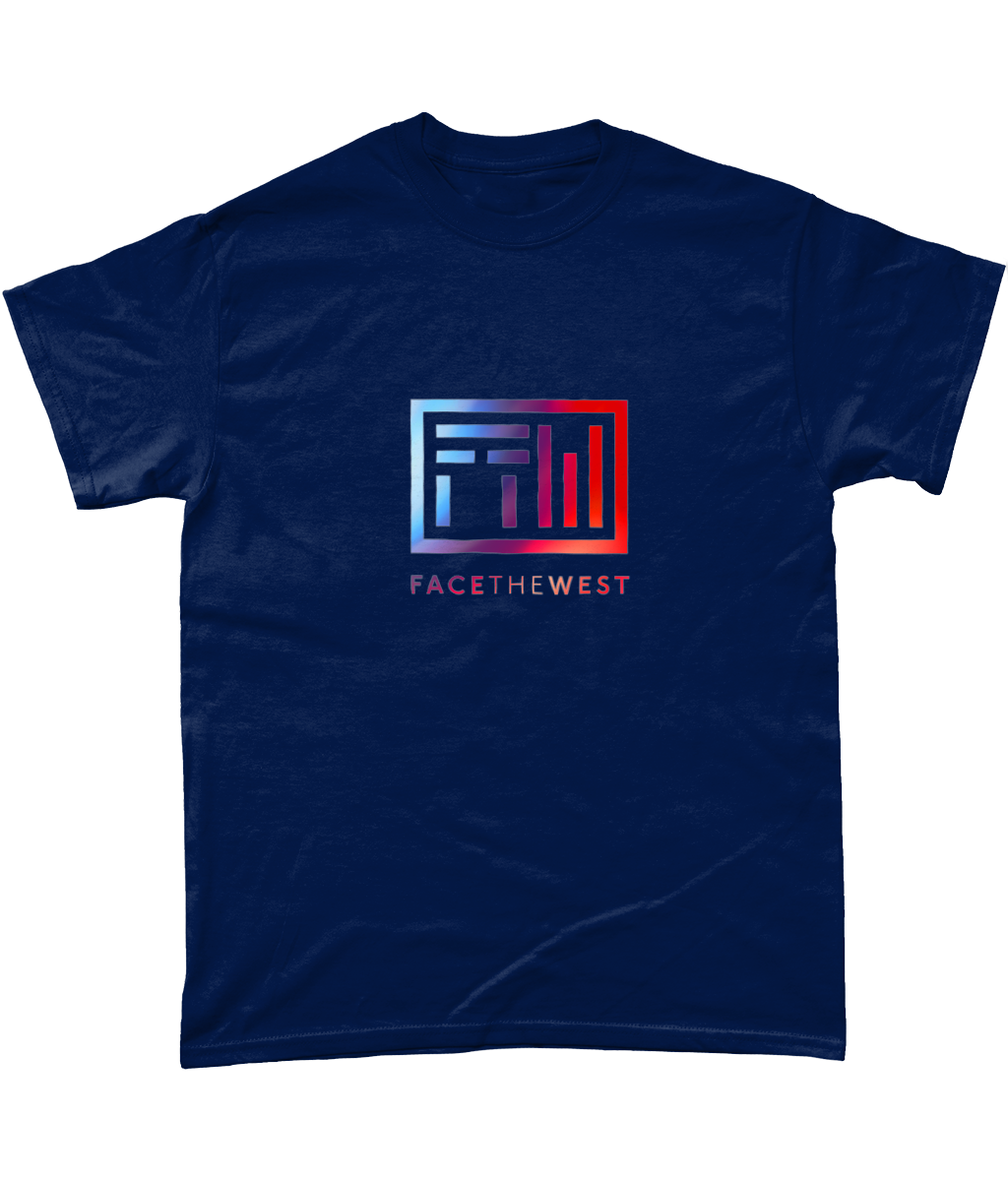 Face The West - Navy Logo Tee