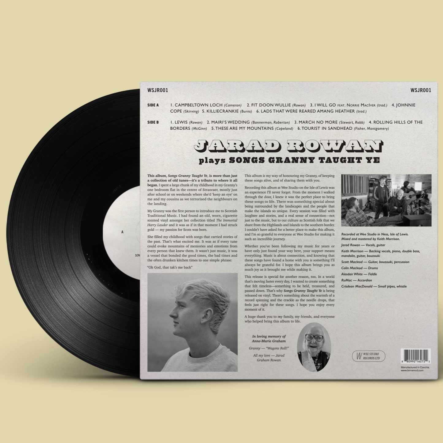 Jarad Rowan - Songs Granny Taught Ye Vinyl