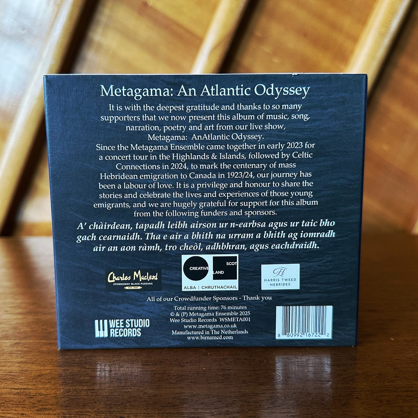 Metagama Ensemble - Metagama: An Atlantic Odyssey CD