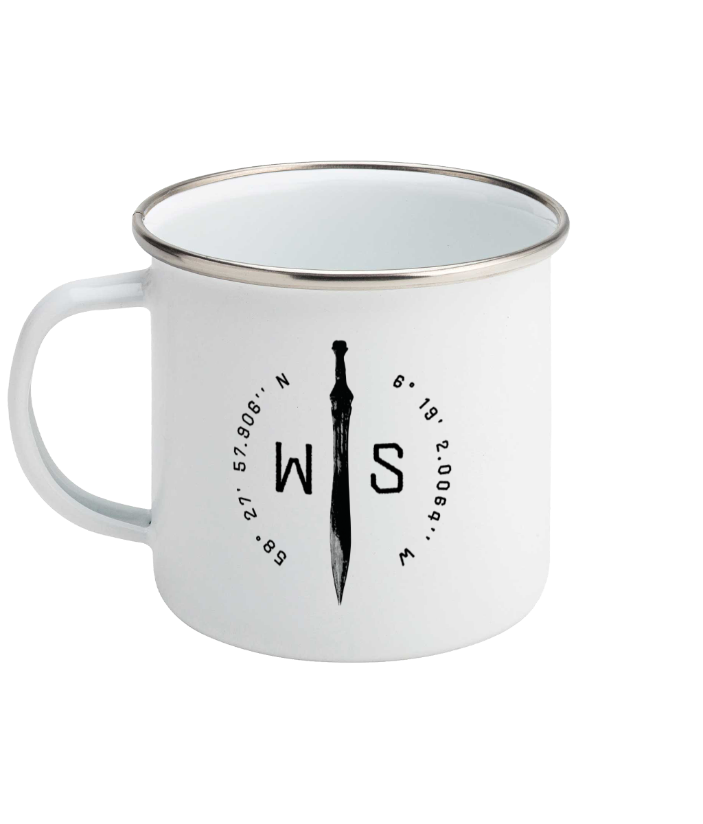 WS Records Enamel Mug