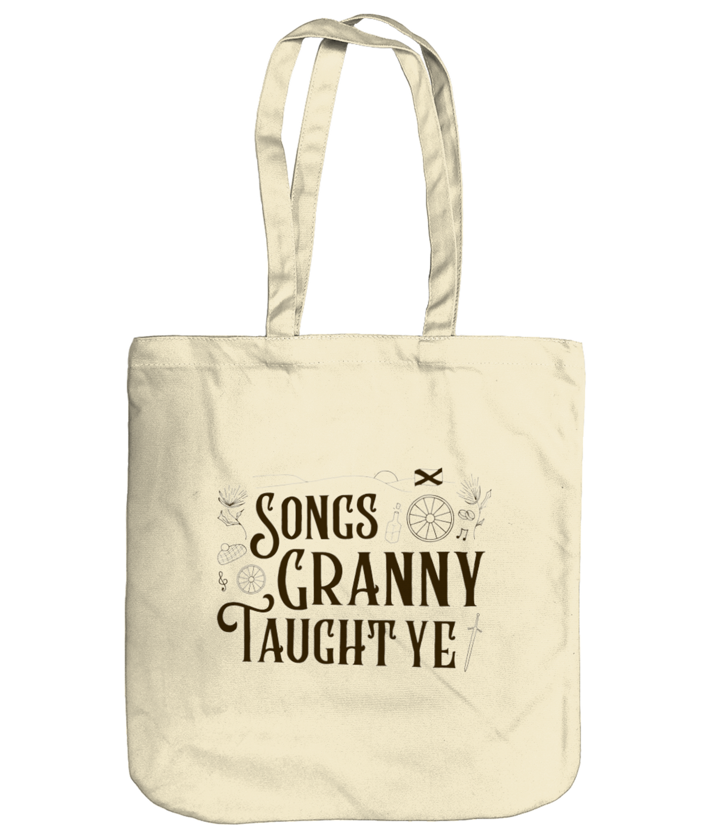 Jarad Rowan - Songs Granny Taught Ye tote bag